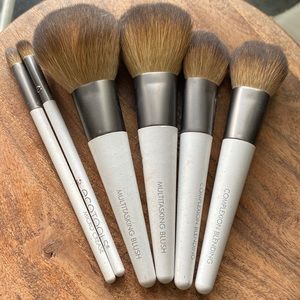 Eco tools used makeup brush set